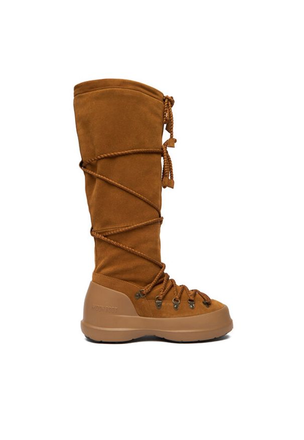 Moon Boot Śniegowce Mb Luna Boot Extra 80D2480200 Brązowy. Kolor: brązowy. Materiał: skóra, zamsz