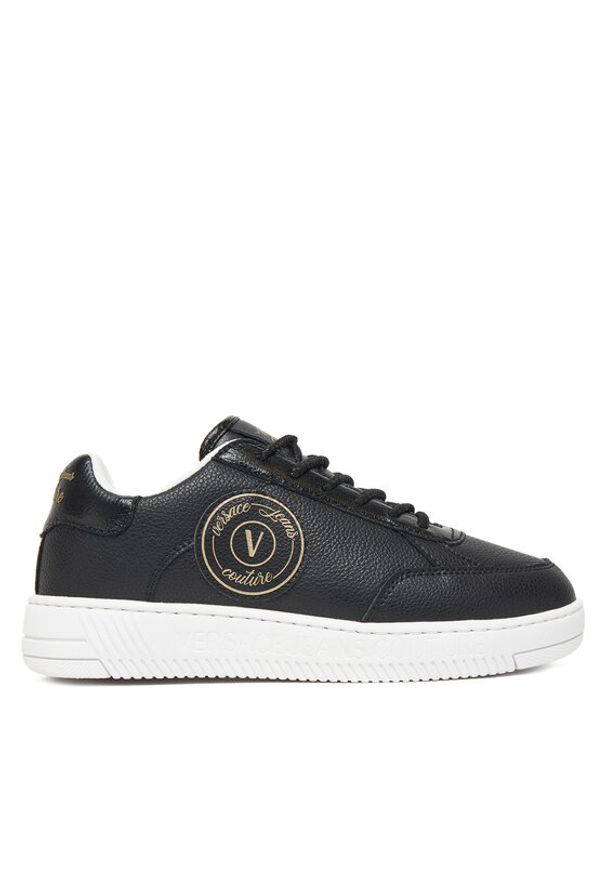Versace Jeans Couture Sneakersy Fondo Meyssa 79VA3SJ5 ZPB33 Czarny. Kolor: czarny. Materiał: skóra