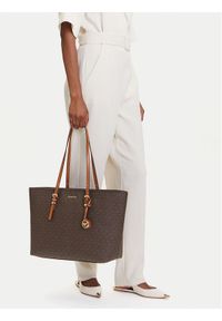 MICHAEL Michael Kors Torebka Quinn 30T5GQNT9B Brązowy. Kolor: brązowy. Materiał: skórzane #1