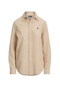 Polo Ralph Lauren Koszula 211971514501 Beżowy Classic Fit. Typ kołnierza: polo. Kolor: beżowy. Materiał: bawełna #5