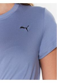Puma T-Shirt Studio Yogini 523164 Szary Regular Fit. Kolor: szary. Materiał: syntetyk #4