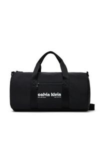 Calvin Klein Jeans Torba sportowa Ckj Graphic Ck Crossbody Duffle LV04G3163G Czarny. Kolor: czarny. Materiał: materiał #2