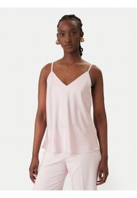 Rinascimento Top CFC0127685003 Różowy Regular Fit. Kolor: różowy. Materiał: syntetyk #1