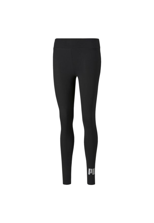 Legginsy Puma ESS Metallic, Kobiety. Kolor: wielokolorowy, szary, czarny. Materiał: bawełna, materiał. Sport: joga i pilates