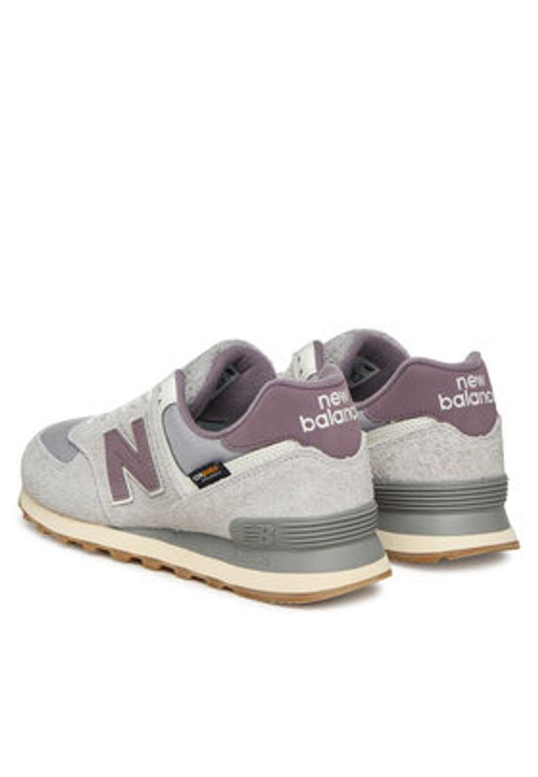 New Balance Sneakersy U574YGD Szary. Kolor: szary. Materiał: zamsz, skóra. Model: New Balance 574