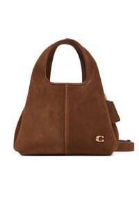 Coach Torebka Lana CBZ95 Brązowy. Kolor: brązowy. Materiał: zamszowe, skórzane #5