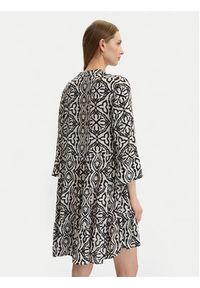 Vero Moda Sukienka codzienna Menny 10341543 Czarny Regular Fit. Okazja: na co dzień. Kolor: czarny. Materiał: wiskoza. Typ sukienki: proste. Styl: casual #4