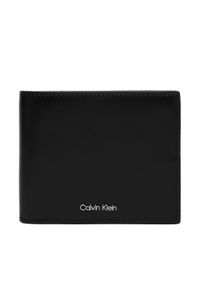Calvin Klein Portfel Raised Ew Bill Fold W/ Coin LV04D1163G Czarny. Kolor: czarny. Materiał: skóra #1