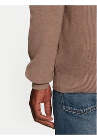 Brave Soul Sweter MK-610HASTINGS Beżowy Regular Fit. Kolor: beżowy. Materiał: bawełna #4