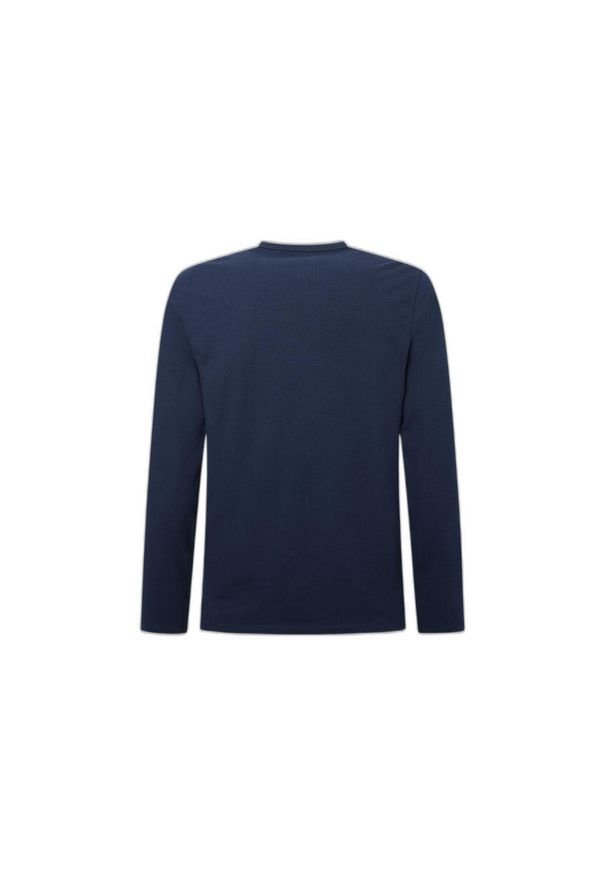 Koszulka z długim rękawem Pepe Jeans Original Basic 2. Kolor: niebieski. Materiał: bawełna. Długość rękawa: długi rękaw. Długość: długie