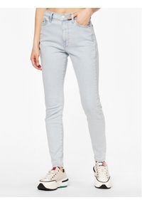 Tommy Jeans Jeansy Sylvia DW0DW15512 Błękitny Skinny Fit. Kolor: niebieski #1