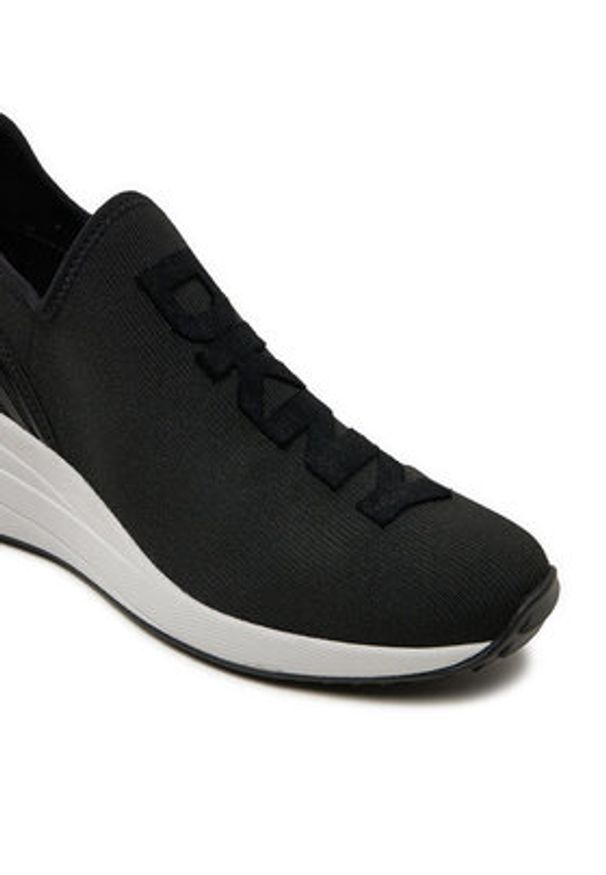 DKNY Sneakersy Keeva K4402014 Czarny. Kolor: czarny. Materiał: materiał