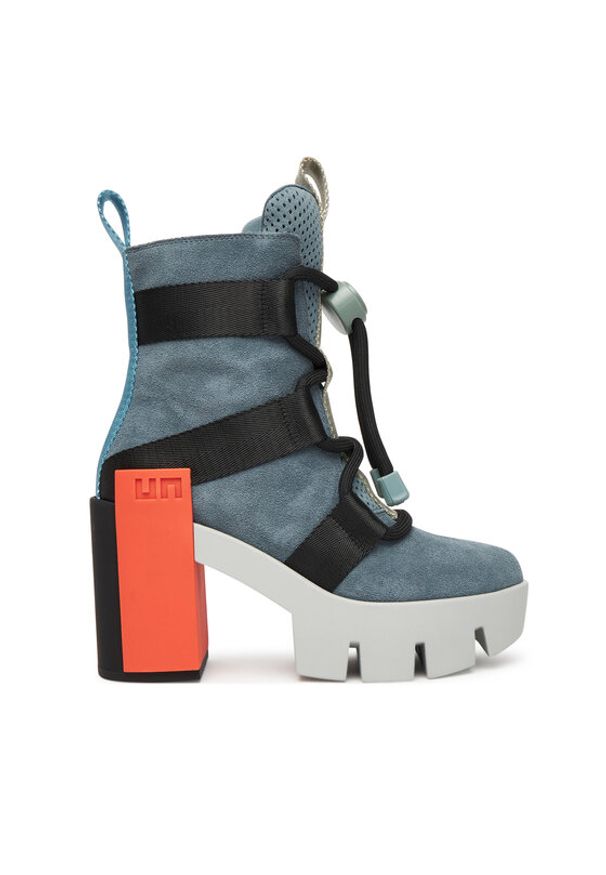 United Nude Trzewiki Grip Nomad Mid II 1076490857 Szary. Kolor: szary. Materiał: zamsz, skóra