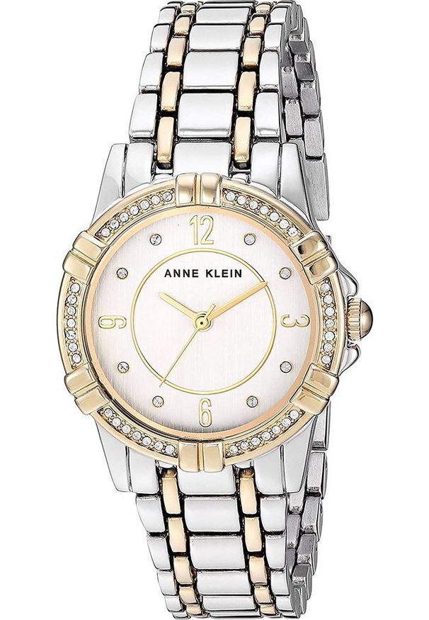 Zegarek Anne Klein Zegarek damski Anne Klein AK-3483SVTT srebrny. Kolor: srebrny