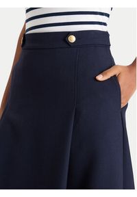 TOMMY HILFIGER - Tommy Hilfiger Spódnica trapezowa WW0WW48263 Granatowy Regular Fit. Kolor: niebieski. Materiał: syntetyk #5