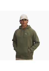 Bluza Under Armour Rival Fleece HBR Logo Hoodie. Kolor: zielony. Sport: fitness #1