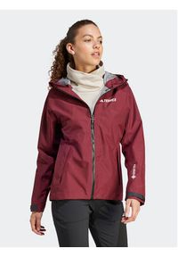 Adidas - adidas Kurtka outdoor Terrex Xperior GORE-TEX Paclite Rain IB4257 Czerwony Regular Fit. Kolor: czerwony. Materiał: syntetyk. Technologia: Gore-Tex. Sport: outdoor