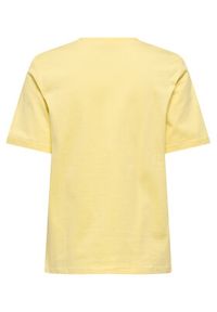 only - ONLY T-Shirt Freja 15367970 Żółty Regular Fit. Kolor: żółty. Materiał: bawełna #6