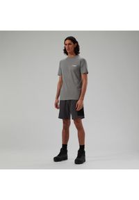 Koszulka bawełniana męska Berghaus Mtn Lineation SS Tee. Kolor: szary. Materiał: bawełna