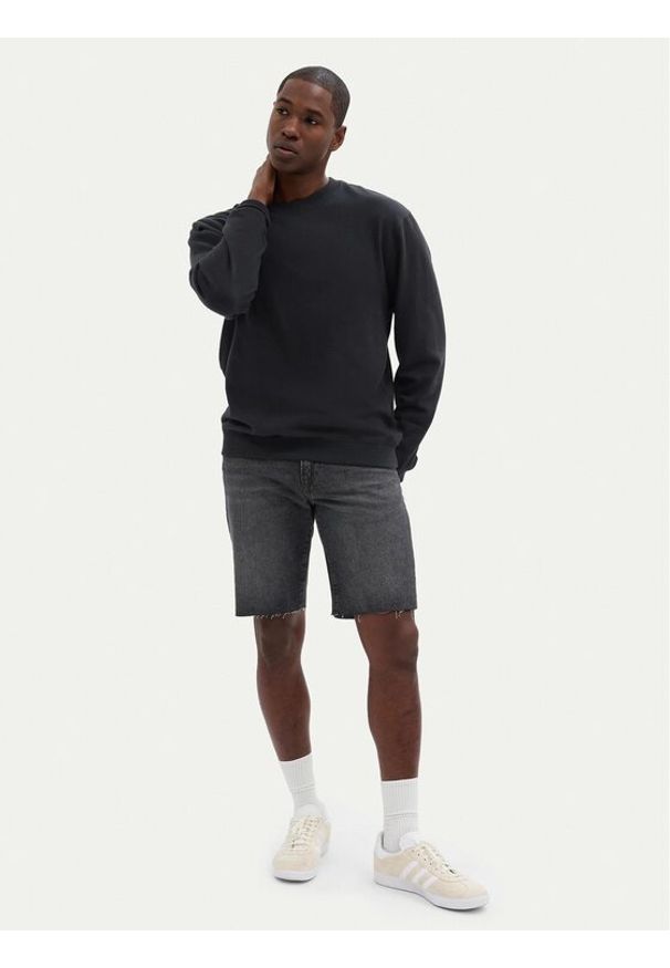 GAP - Gap Szorty jeansowe 708330-00 Szary Straight Fit. Kolor: szary. Materiał: bawełna