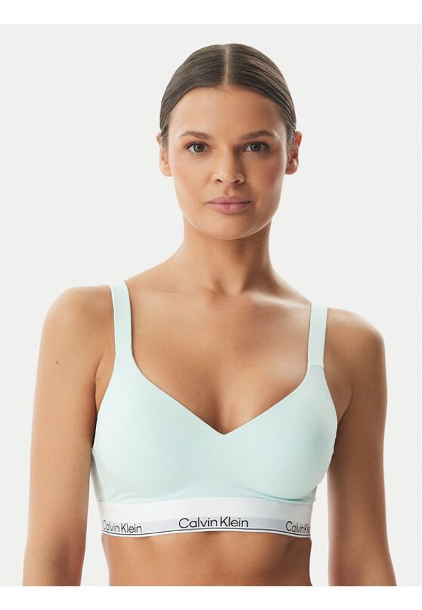 Calvin Klein Underwear Biustonosz braletka LV00QF8500 Zielony jasny. Kolor: zielony. Materiał: bawełna