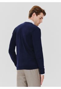 Pako Lorente - PAKO LORENTE – Męski kardigan w kolorze granatowym. Kolor: niebieski. Materiał: poliamid, wiskoza. Sezon: jesień #4