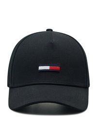 Tommy Jeans Czapka z daszkiem Tju Flag Cap AU0AU00843 Czarny. Kolor: czarny. Materiał: materiał #3