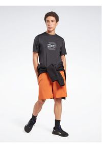 Reebok T-Shirt Activchill Graphic Move HS5933 Czarny Active Fit. Kolor: czarny. Materiał: syntetyk #2