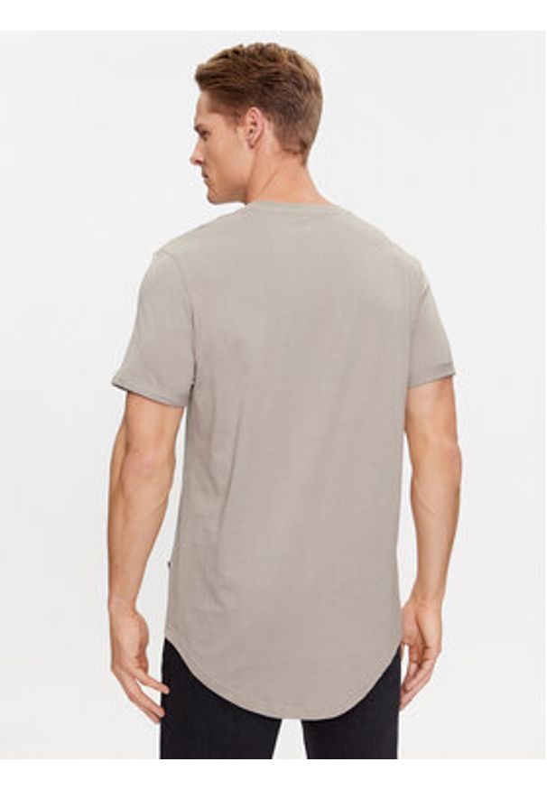 Calvin Klein Jeans T-Shirt J30J323482 Beżowy Regular Fit. Kolor: beżowy. Materiał: bawełna