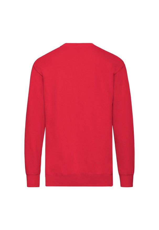 FRUIT OF THE LOOM - Lekka Bluza Rozpinana Unisex Dla Dorosłych. Kolor: czerwony