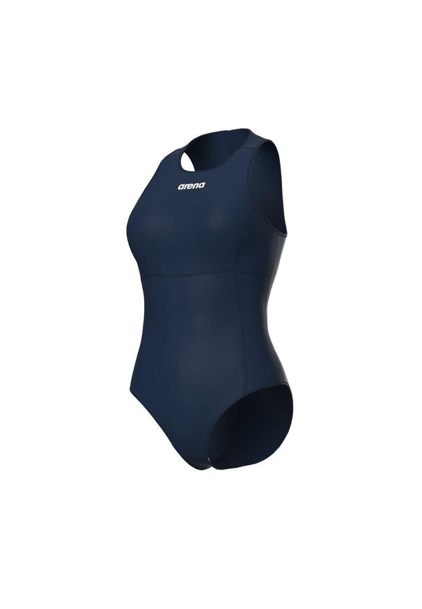 Damski kostium kąpielowy 1-częściowy Arena Team Solid. Kolor: niebieski, wielokolorowy, biały