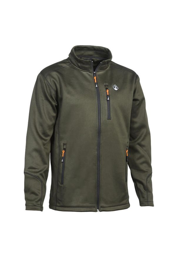 Bluza zapinana na zamek błyskawiczny PERCUSSION. Kolor: zielony. Materiał: polar. Sport: outdoor