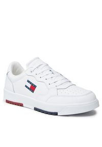 Tommy Jeans Sneakersy Retro Ess EM0EM01397 Biały. Kolor: biały