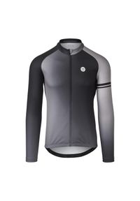 AGU - Gradient Jersey LS Essential Men. Kolor: czarny. Materiał: jersey. Wzór: gradientowy #1