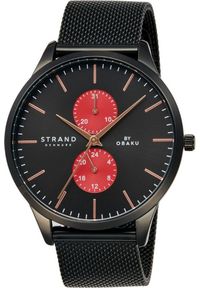 Zegarek Strand Zegarek męski Strand S703GMBBMB-DS czarny. Kolor: czarny #1