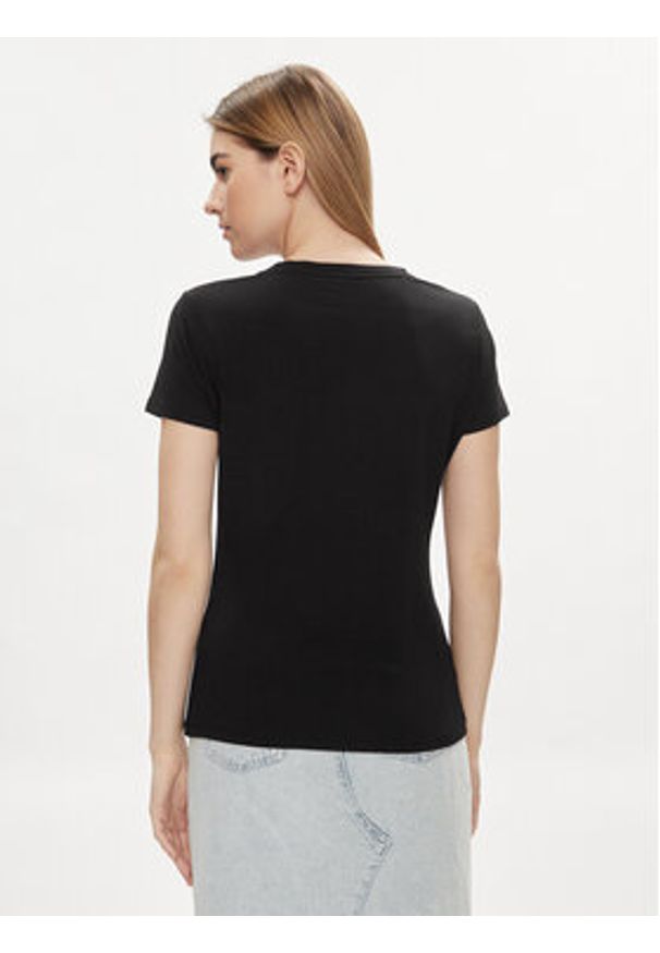 Liu Jo T-Shirt TA4202 JS003 Czarny Regular Fit. Kolor: czarny. Materiał: bawełna