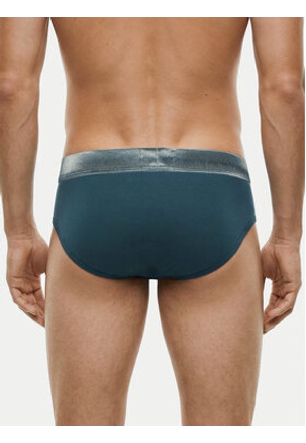 Emporio Armani Underwear Komplet slipów EM000258 AF18886 MB396 Granatowy. Kolor: niebieski. Materiał: bawełna