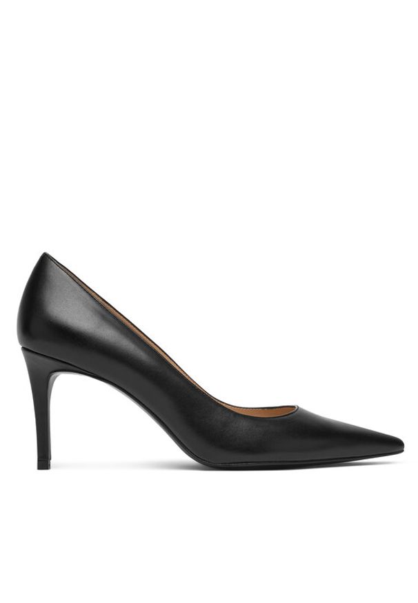 Stuart Weitzman Szpilki Stuart Power 75 SK328 Czarny. Kolor: czarny. Materiał: skóra. Obcas: na szpilce