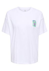 only - ONLY T-Shirt Vivvi 15346761 Żółty jasny Regular Fit. Kolor: żółty. Materiał: bawełna #4