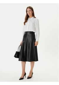BOSS Spódnica z imitacji skóry Vicena1 50556926 Czarny Regular Fit. Kolor: czarny. Materiał: skóra #5