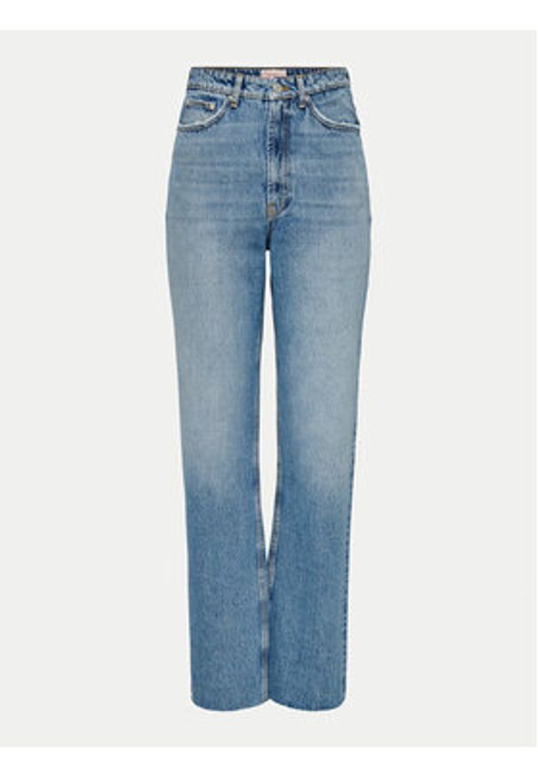 only - ONLY Jeansy Riley 15315031 Niebieski Straight Fit. Kolor: niebieski