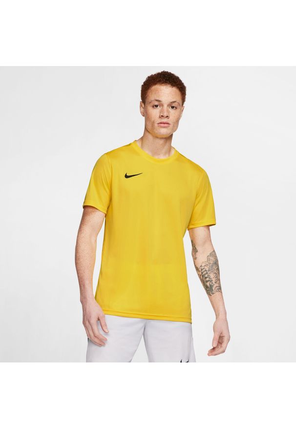 Koszulka piłkarska męska Nike Park Vii. Kolor: żółty. Długość rękawa: krótki rękaw. Długość: krótkie. Sport: piłka nożna