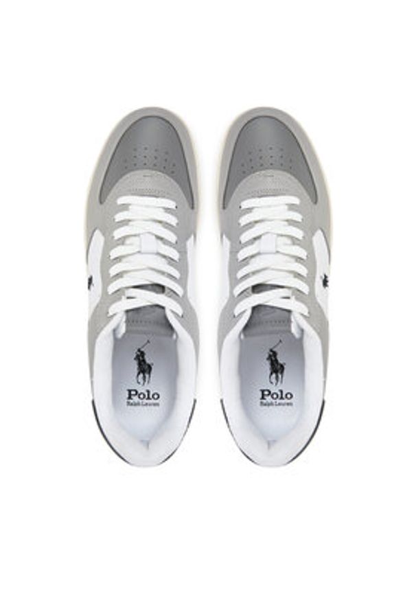 Polo Ralph Lauren Sneakersy Master CRT 809960988004 Szary. Kolor: szary. Materiał: skóra