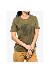 Fjällräven - Koszulka rowerowa damska Fjallraven/Specialized Wool T-Shirt. Kolor: zielony