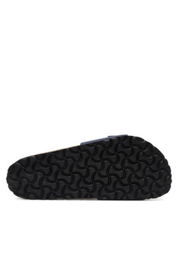 Birkenstock Klapki Madrid Bf 1015155 Niebieski. Kolor: niebieski. Materiał: skóra