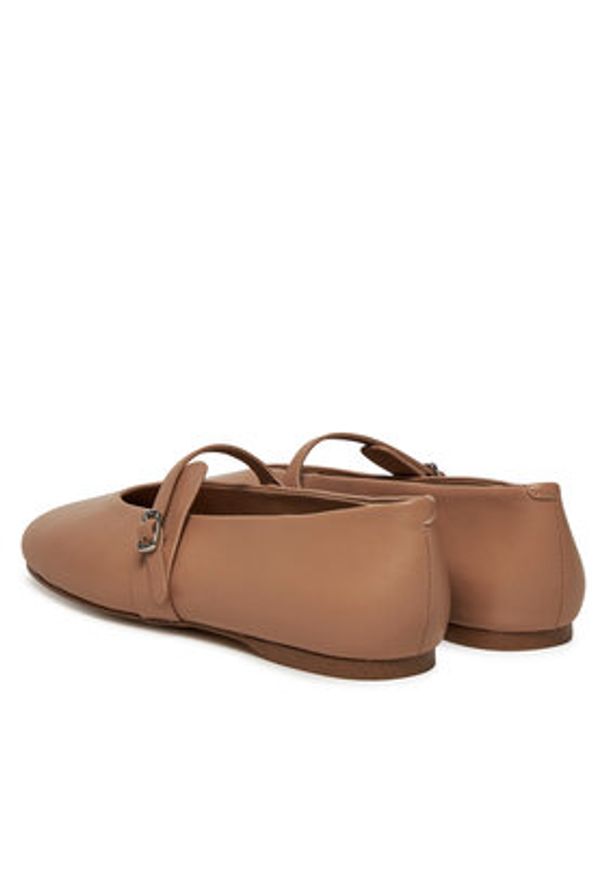 Steve Madden Baleriny Rejoice SM11003565 Brązowy. Kolor: brązowy. Materiał: skóra
