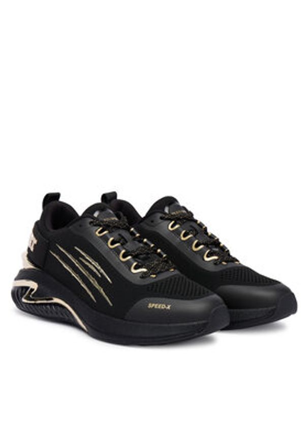 Plein Sport Sneakersy FAES USC0779 STE003N Czarny. Kolor: czarny. Materiał: materiał