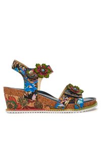 Laura Vita Sandały Bonito 13 Granatowy. Kolor: niebieski. Materiał: skóra #1