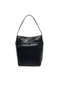 Calvin Klein Torebka Buckle Medium Bucket LV04F3551G Czarny. Kolor: czarny. Materiał: skórzane #4