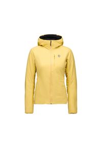 Bluza damska z kapturem Black Diamond First Light Stretch. Typ kołnierza: kaptur. Kolor: żółty. Sezon: zima. Sport: wspinaczka, narciarstwo